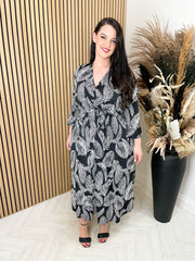 CURVE Rey Dress - Palm Print