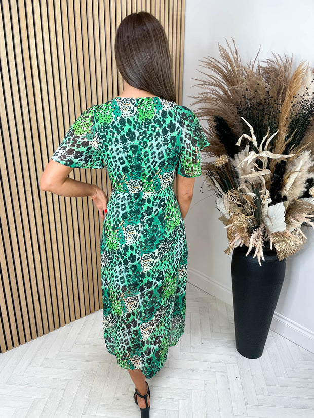 Melany Dress - Leopard