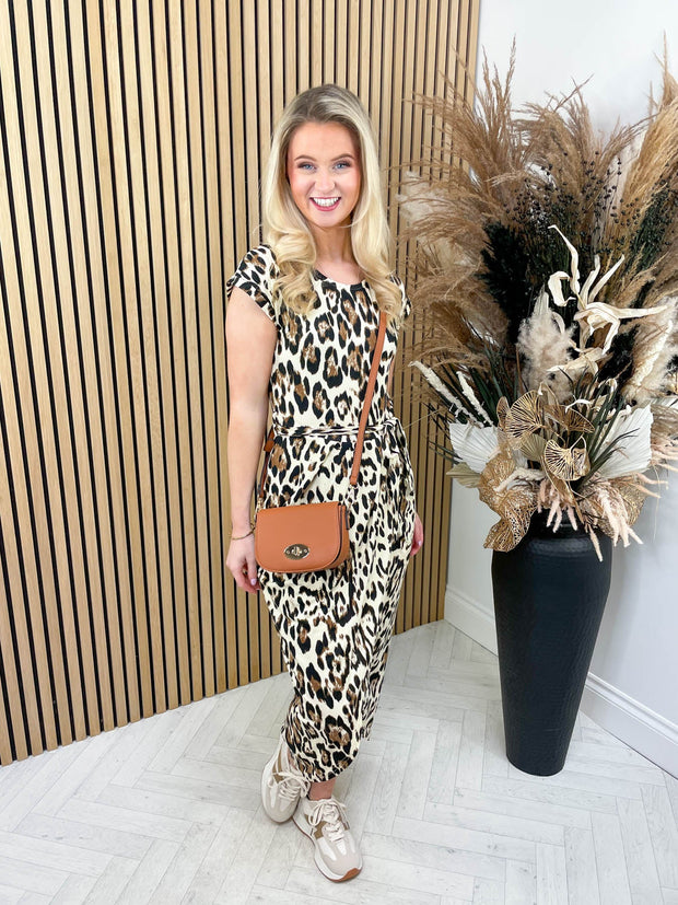 Travel The World Dress Leopard - 2 Colours