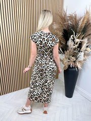 Travel The World Dress Leopard - 2 Colours