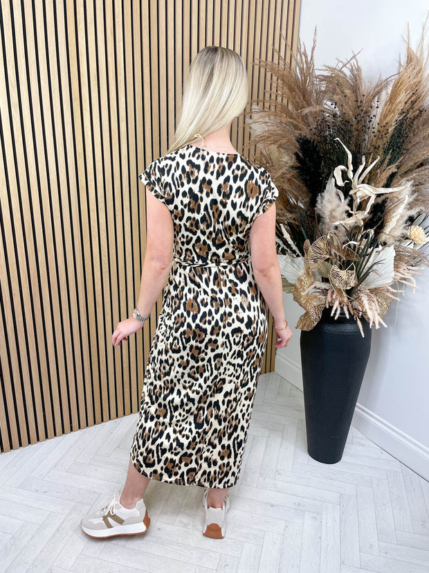 Travel The World Dress Leopard - 2 Colours