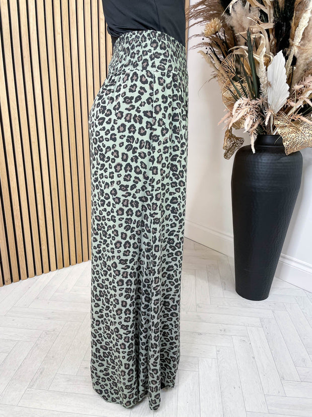 Leopard Palazzo Pants - 6 Colours