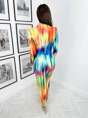 Cerys Dress - Rainbow - 2 Colours