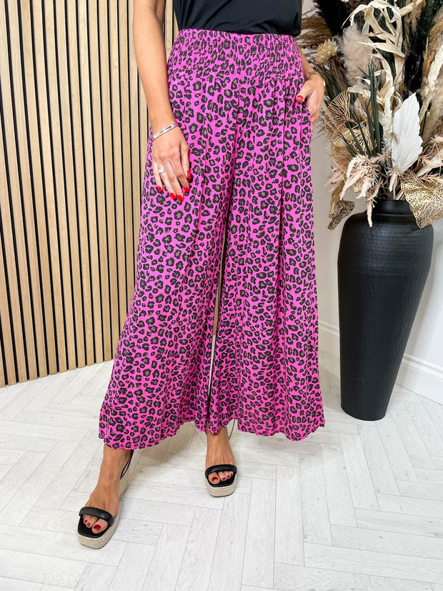 Leopard Palazzo Pants - 6 Colours